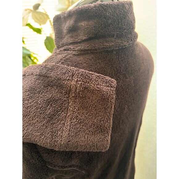 Jay Day Brown Polyester Fur Zip up Jacket - Picture 2 of 10